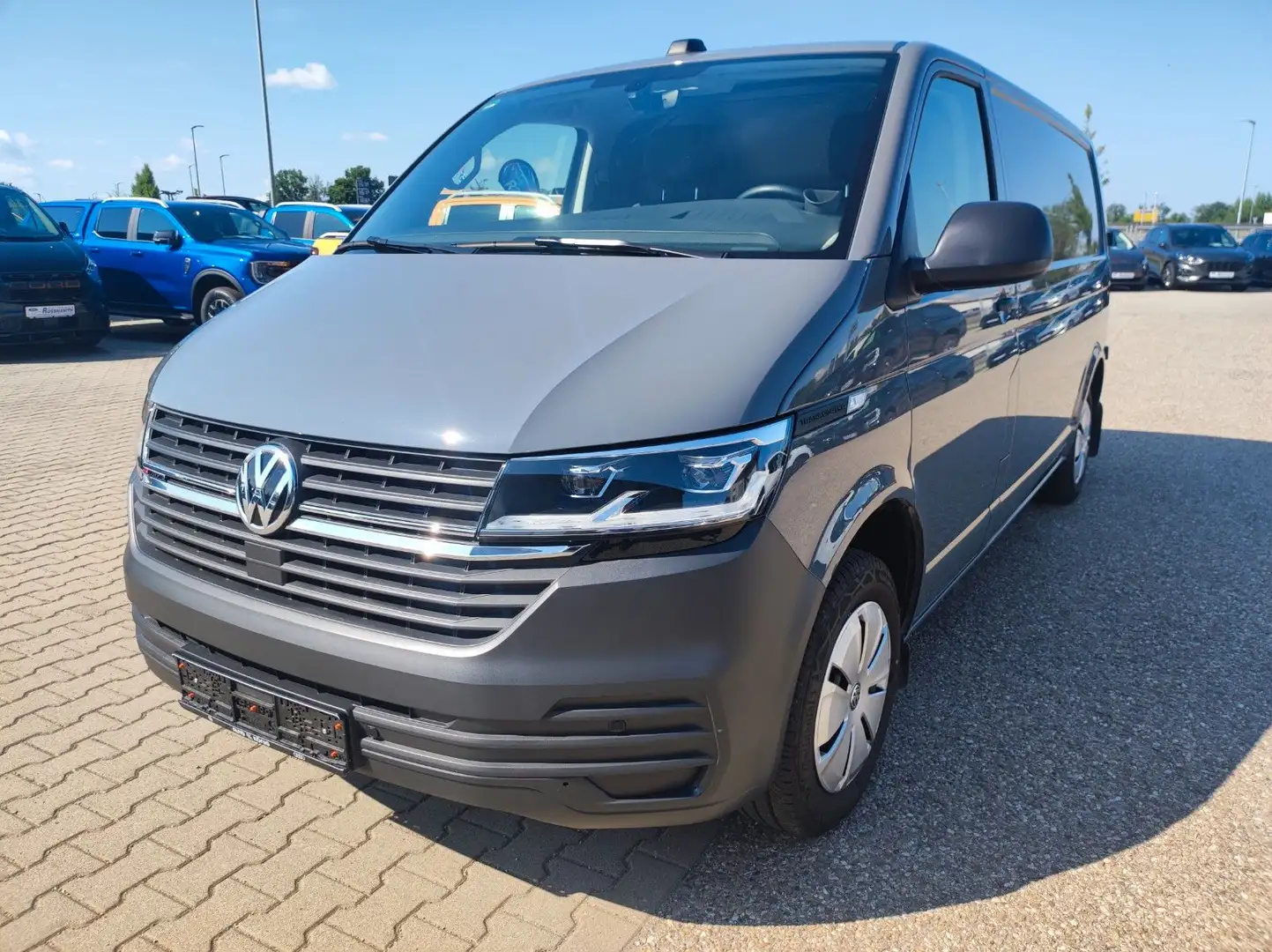 Volkswagen T6 Transporter T6.1 Transporter Kasten 4Motion lang *RAMPE MOTO Grau - 1