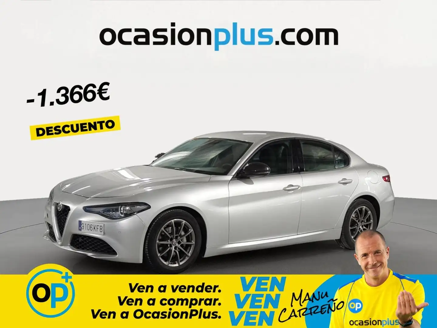 Alfa Romeo Giulia 2.2 Diesel 150 Gris - 1