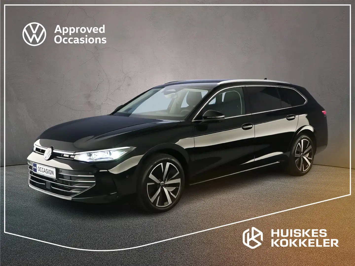 Volkswagen Passat Variant Business 1.5 eTSI 150pk DSG Automaat Trekhaak, 360 Zwart - 1