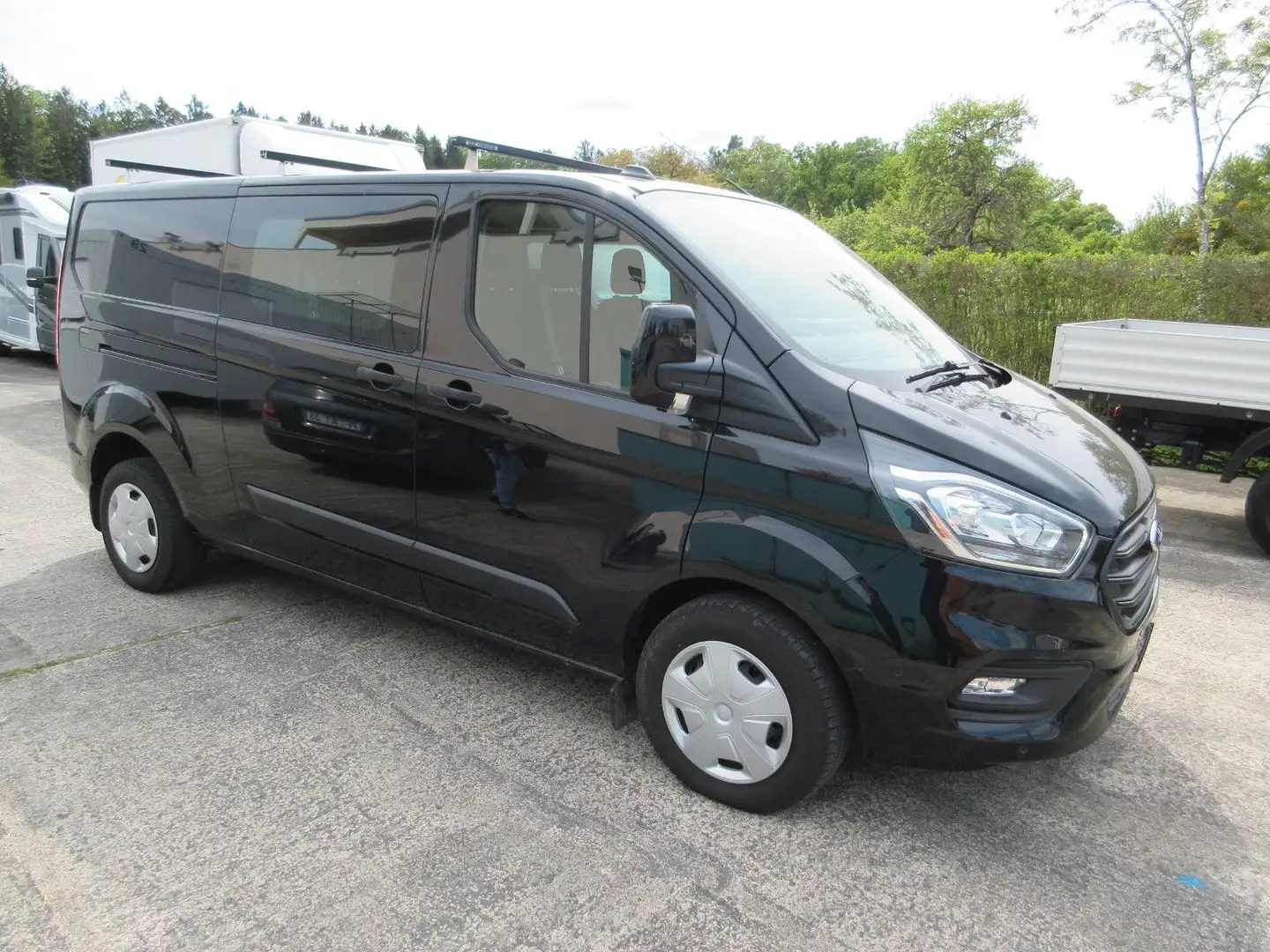 Ford Transit Custom Kasten 320 L2 Trend/Klima/AHK/6Si Nero - 1