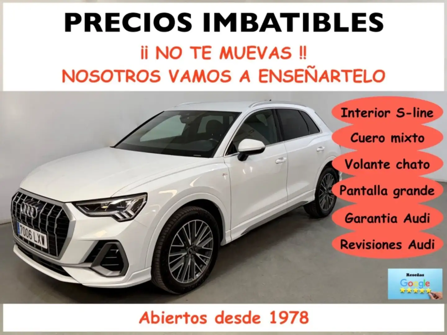 Audi Q3 35 TDI S line 110kW Blanco - 1