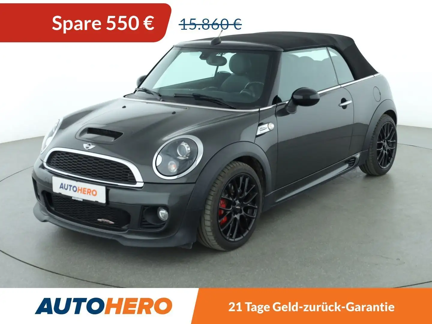 MINI John Cooper Works Cabrio John Cooper Works Aut.*NAVI*TEMPO*PDC*SHZ* Gris - 1