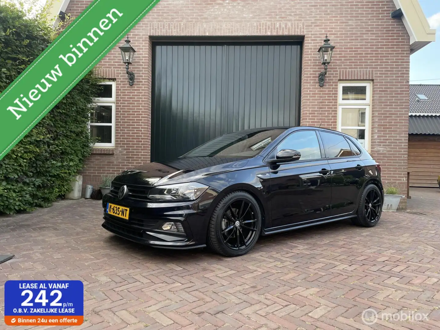 Volkswagen Polo 1.0 TSI Highline DSG 2X R-line Blindspot Cam Noir - 1