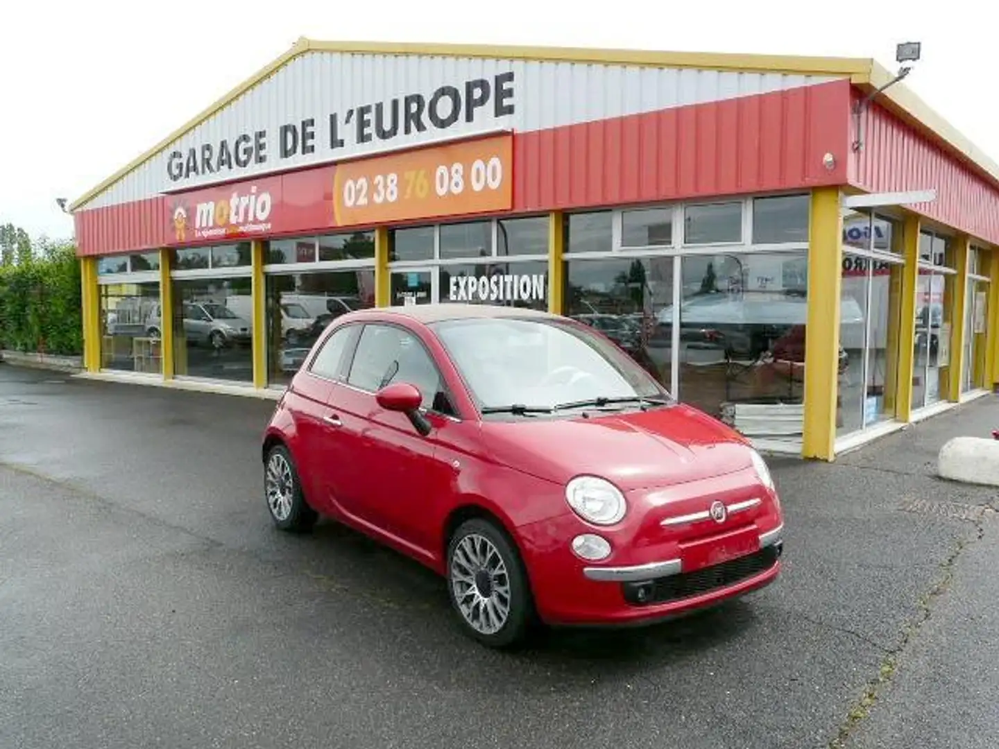Fiat 500 500 C 1.2 8V 69 CH S Rood - 1
