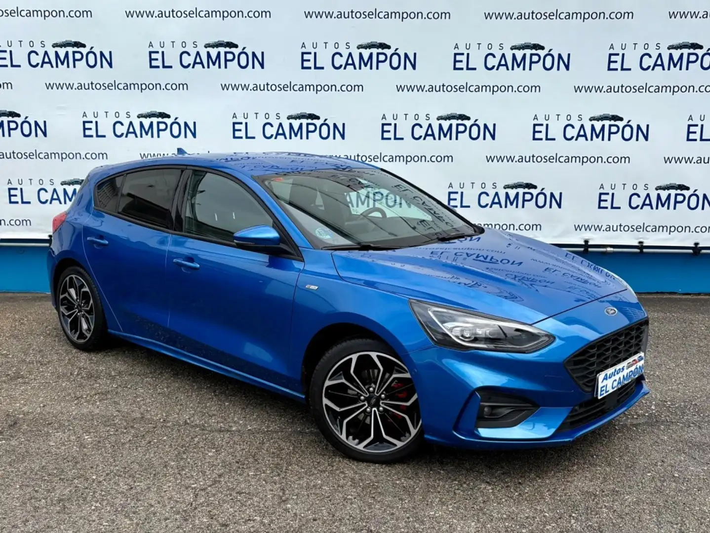 Ford Focus 1.0 Ecoboost MHEV ST Line 155 Blau - 2