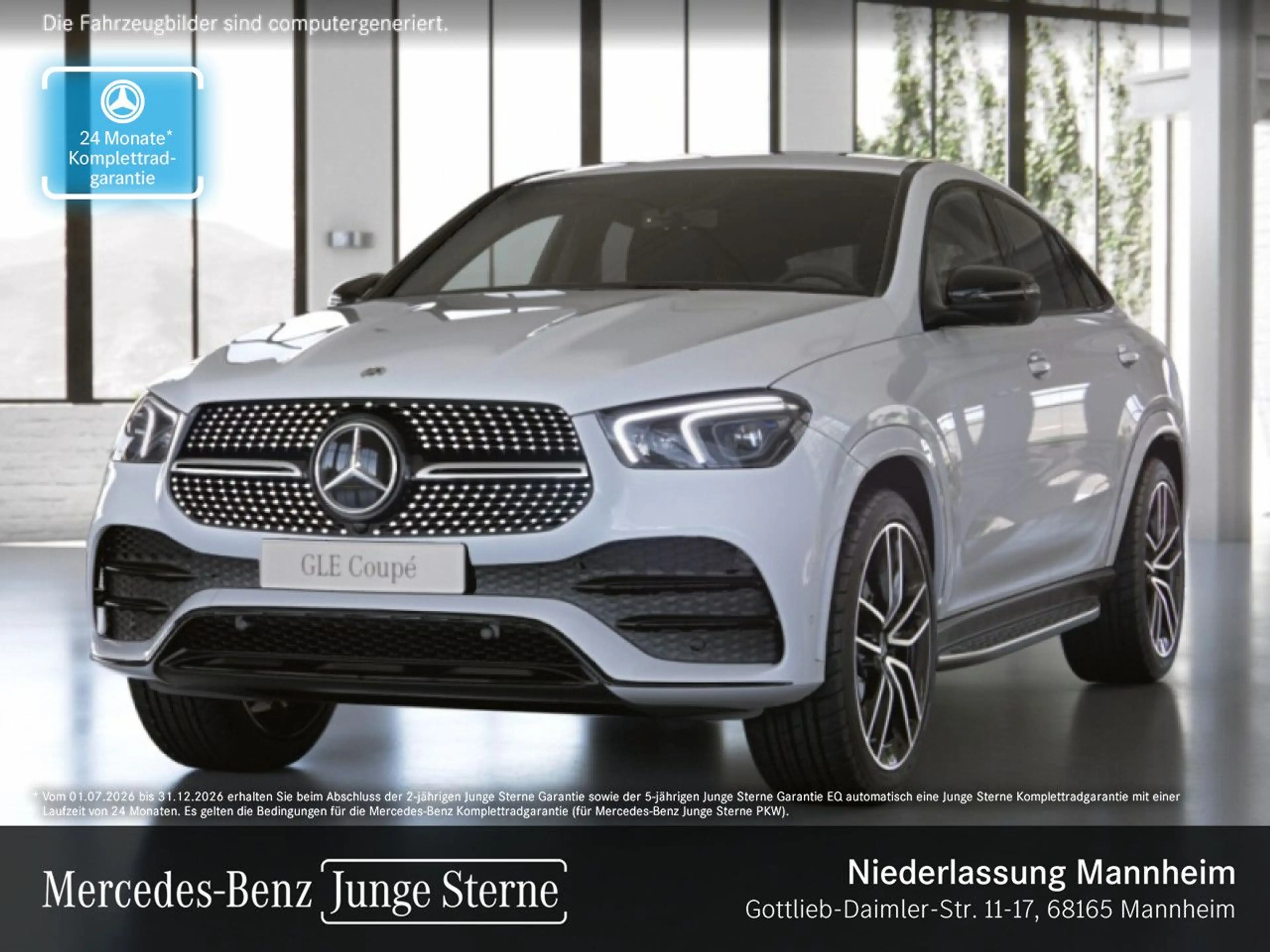 Mercedes-Benz GLE 400 d Coupé 4M AMG+NIGHT+360+AHK+MULTIBEAM+9G