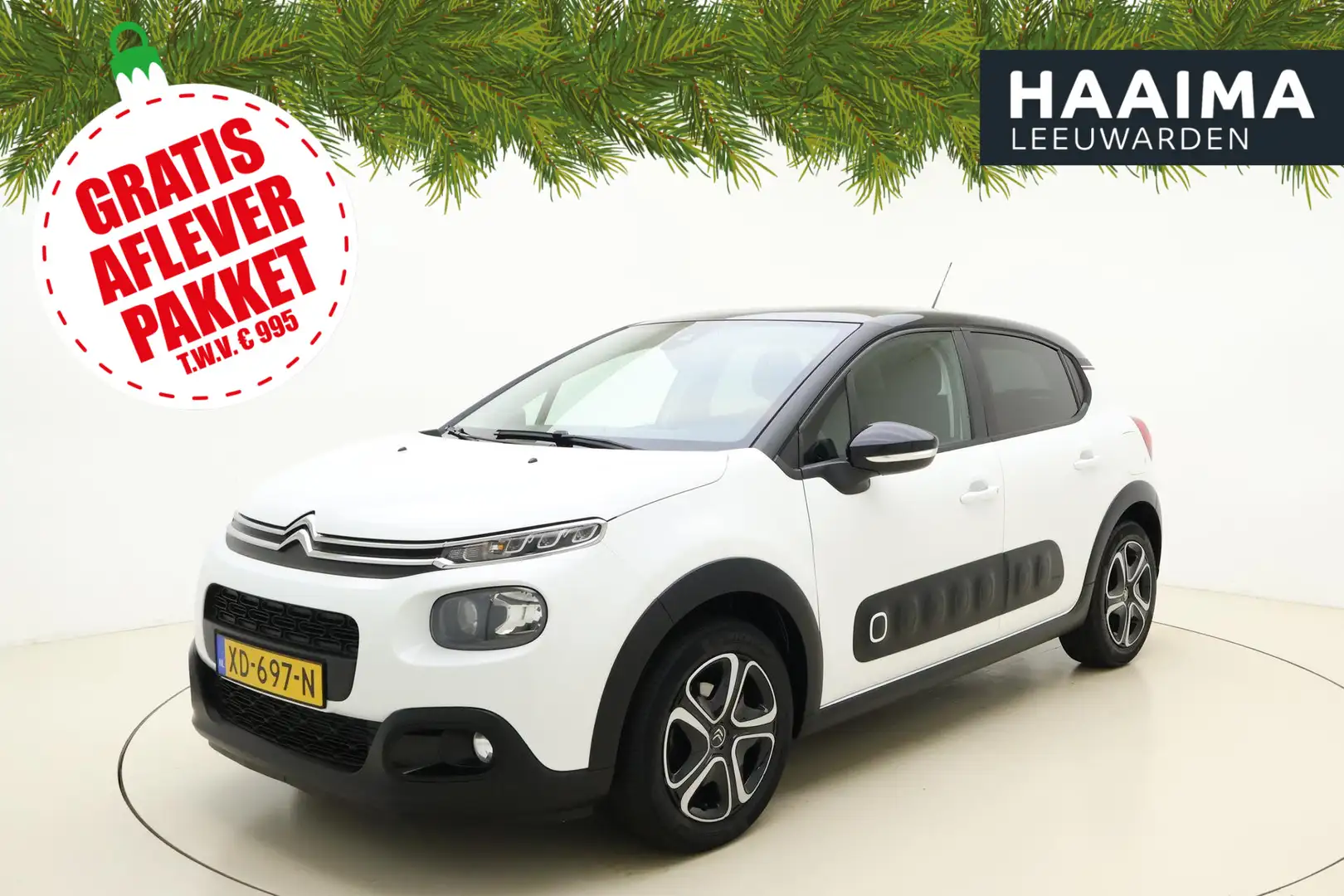 Citroen C3 1.2 PureTech S&S Feel Edition 82 PK | Handgeschake Blanc - 1