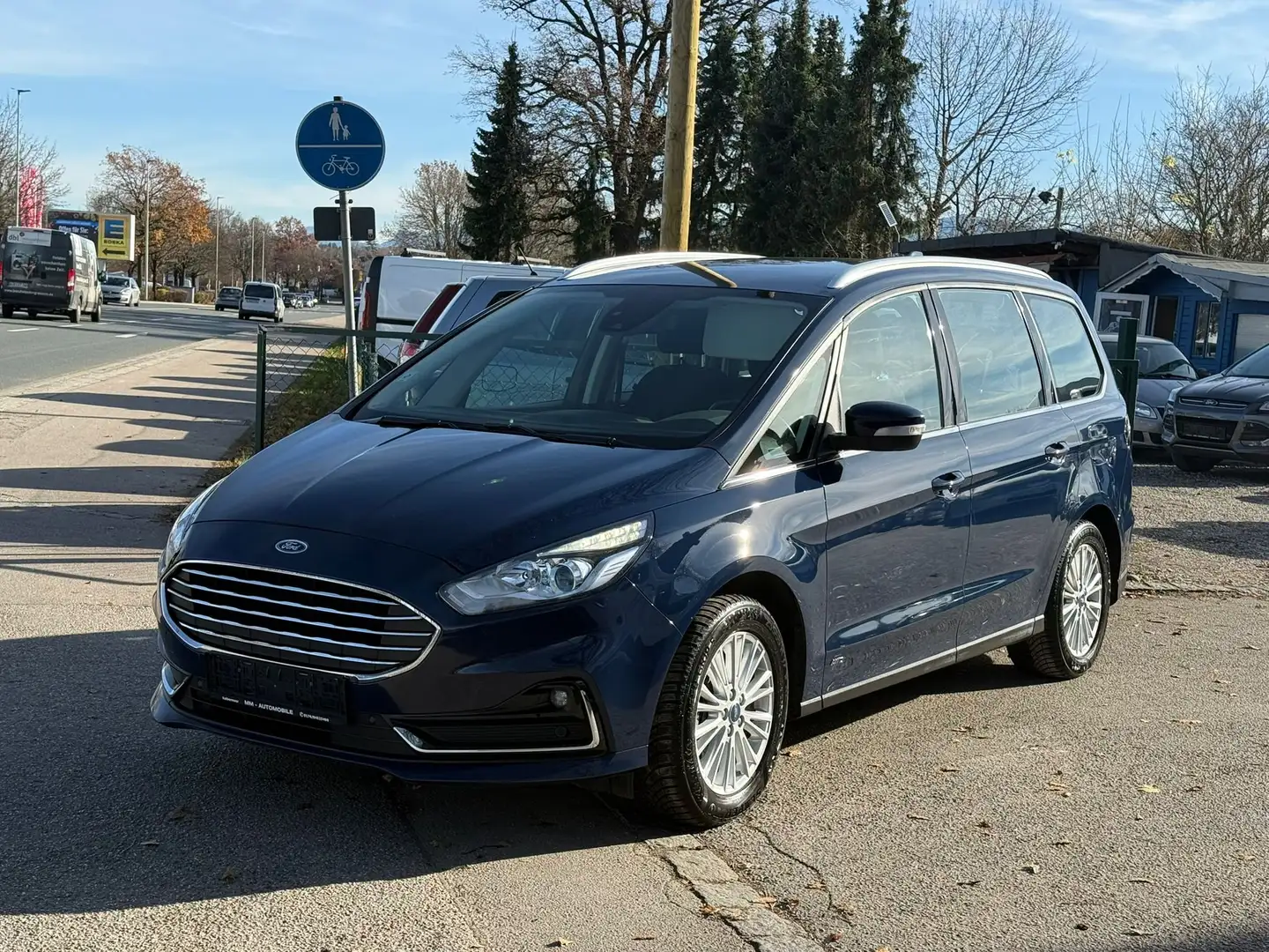 Ford Galaxy Titanium AWD Bleu - 1