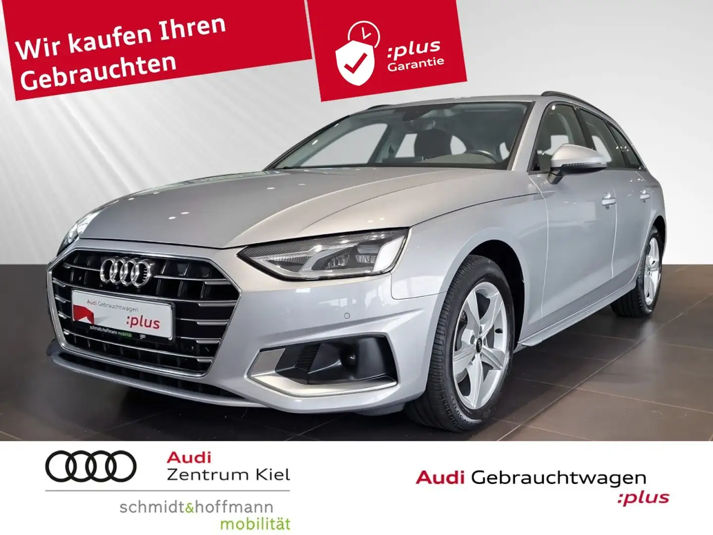 Audi A4 Avant 30 TDI Advanced S-tronic AHK ACC Navi+ Zilver - 1