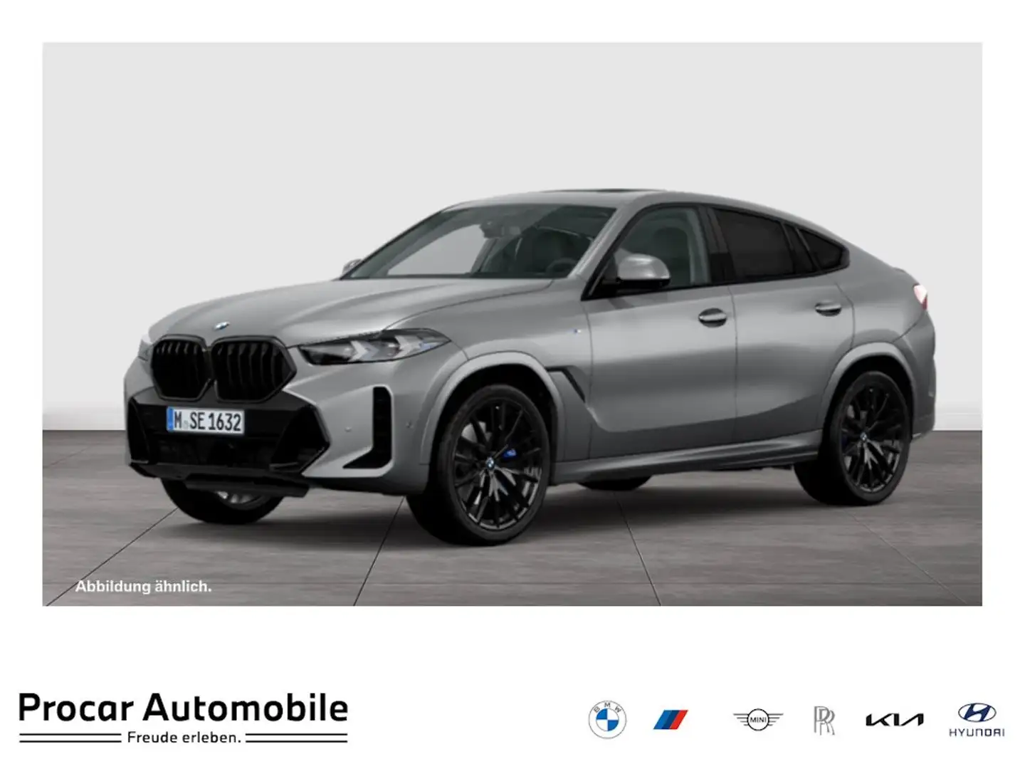 BMW X6 xDrive40d M Sport PANO ACC AHK RFK NAVI LED Grau - 1