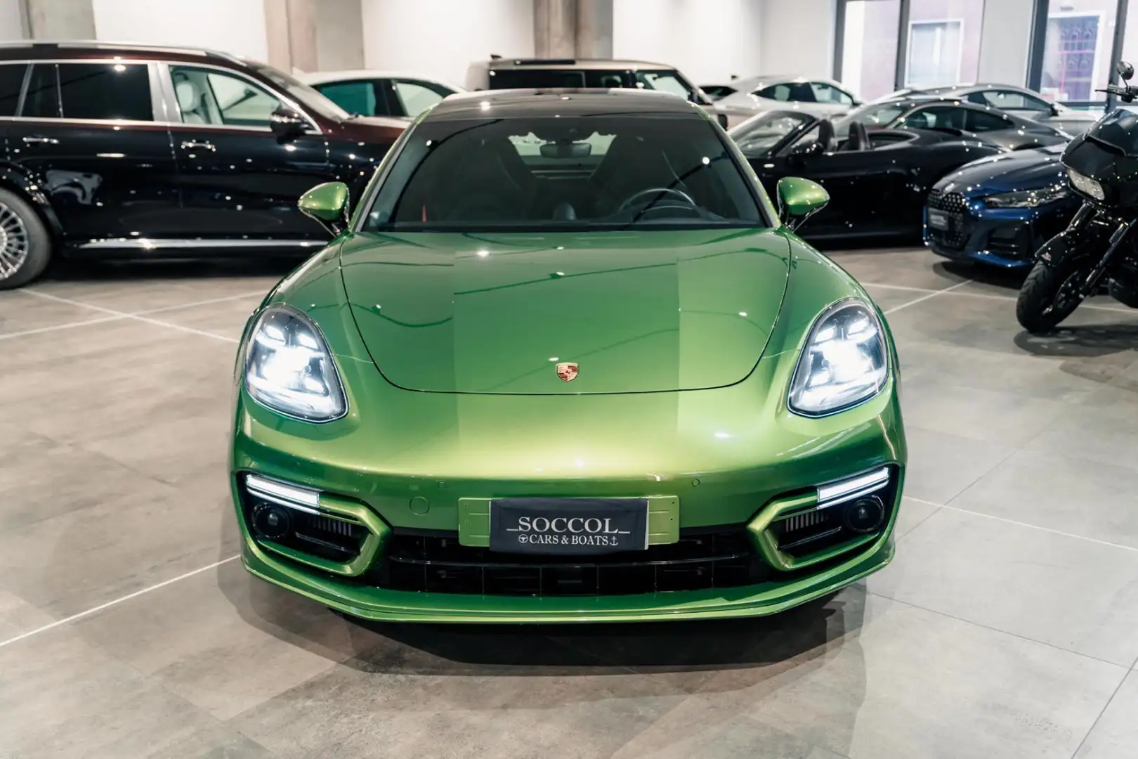 Porsche Panamera 4.0 GTS*4 Ruote Sterzanti*Radar*Tetti Apr* Verde - 2
