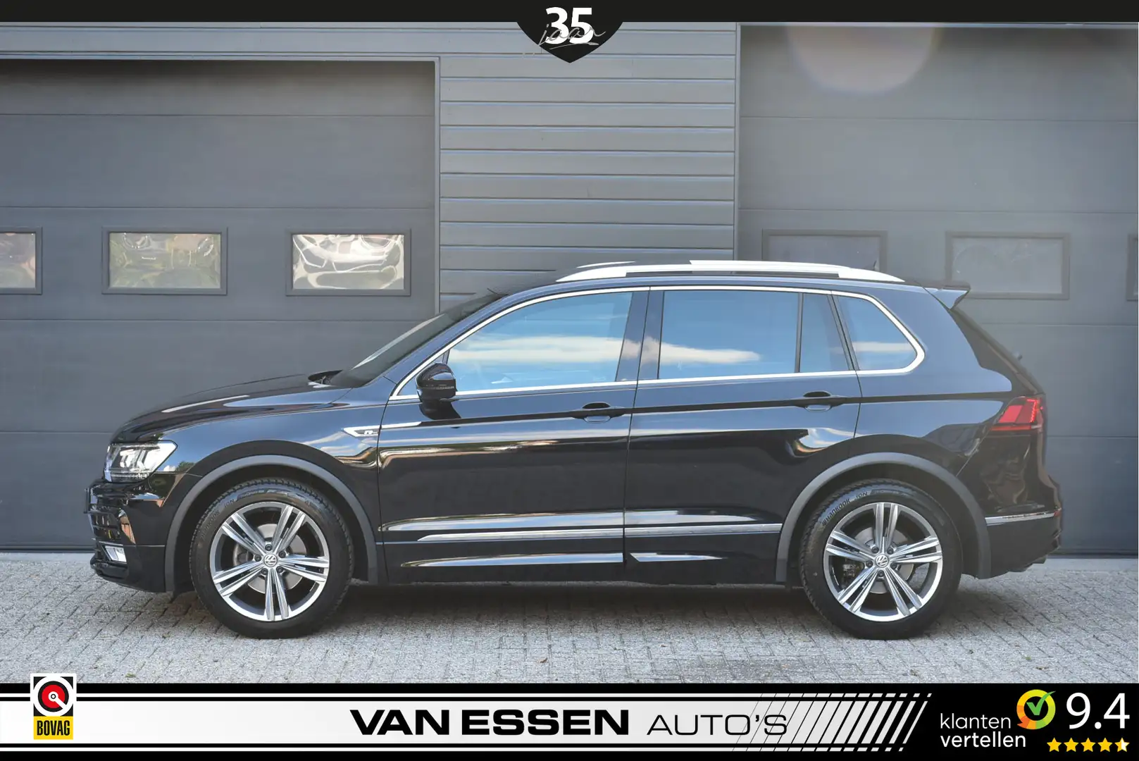 Volkswagen Tiguan 1.4 TSI ACT R-Line DSG Pano Navi Leder ACC Memory Zwart - 2
