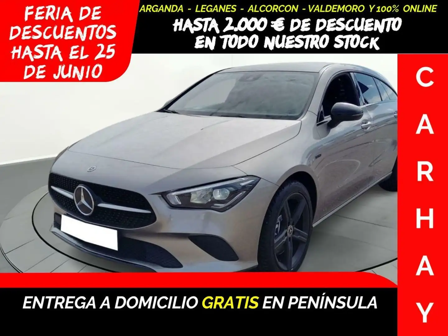 Mercedes-Benz CLA 250 E PHEV AUT Gris - 1