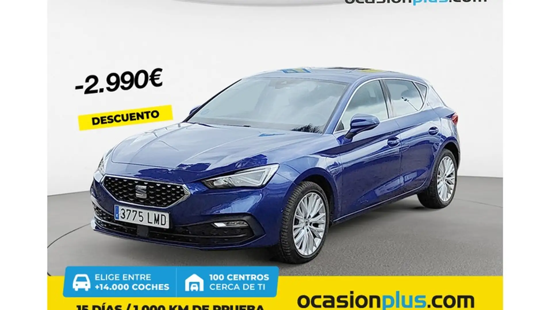 SEAT Leon 1.4 TSI e-Hybrid S&S Xcellence DSG-6 204 Bleu - 1