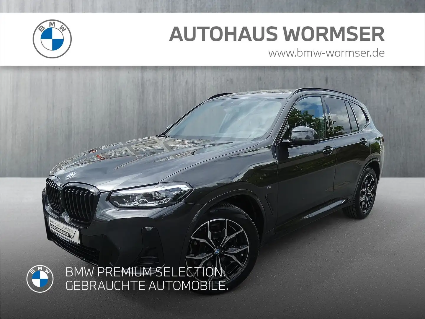 BMW X3 xDrive20d ZA M Sportpaket Head-Up HiFi DAB Gris - 1