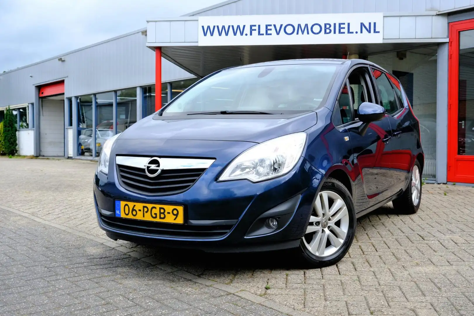 Opel Meriva 1.4 Turbo Edition 5-drs Airco|LMV|Cruise Blauw - 1