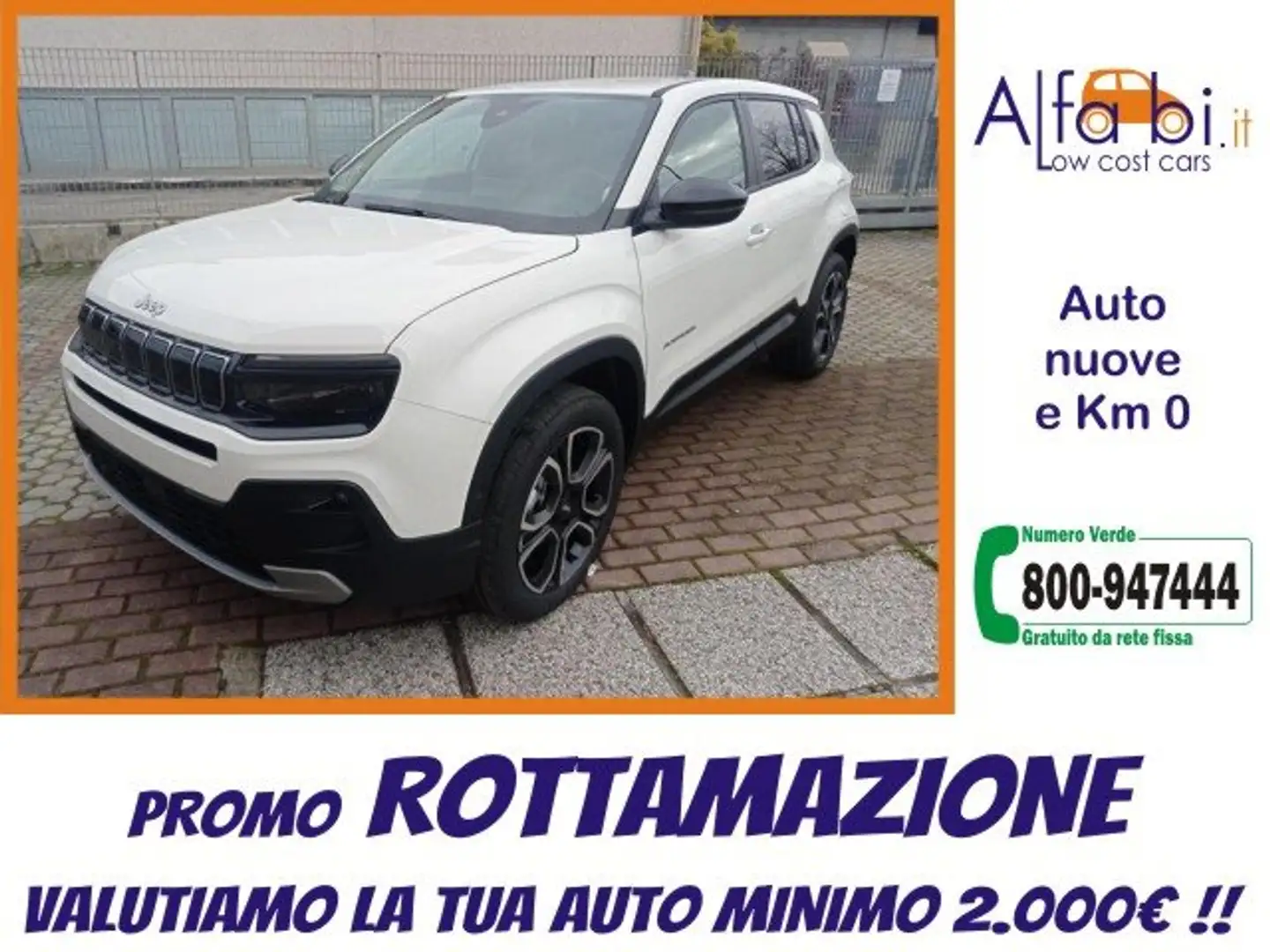 Jeep Avenger 1.2 100CV Summit Bianco - 1