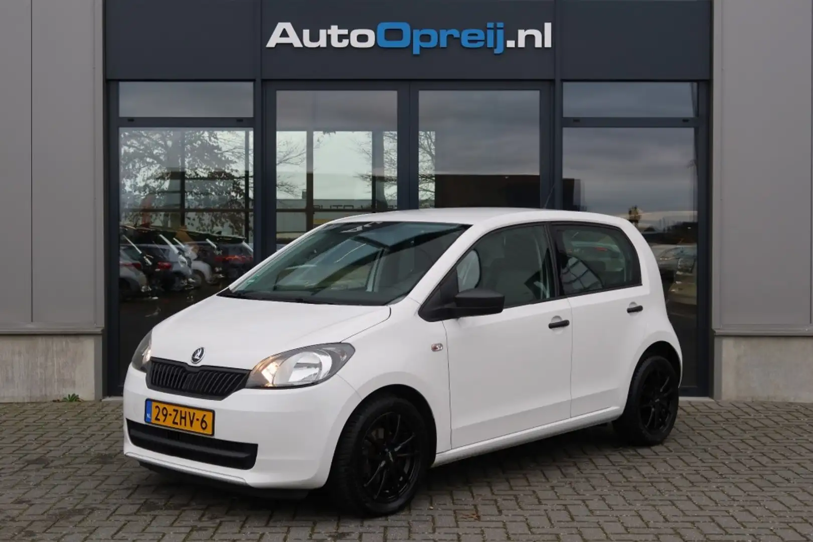 Skoda Citigo 1.0 Greentech Arctic Airco, LM-Velgen Blanc - 1