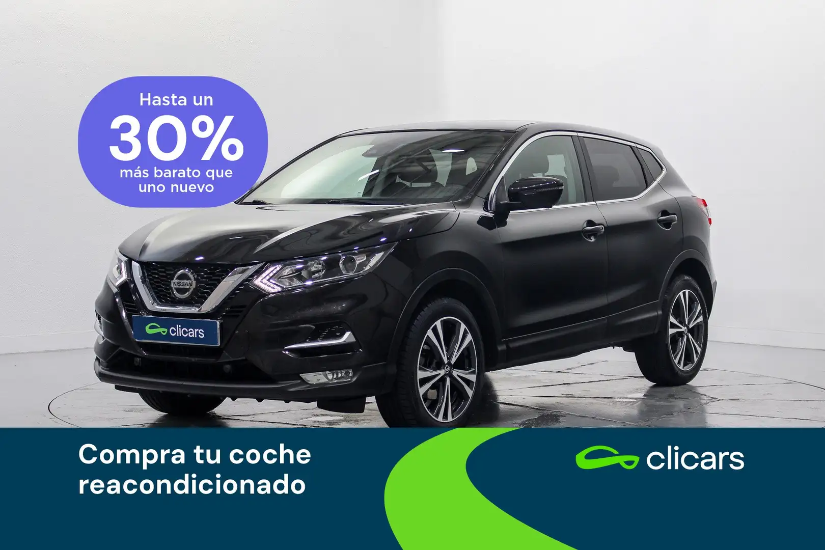 Nissan Qashqai 1.2 DIG-T N-Connecta 4x2 Negro - 1