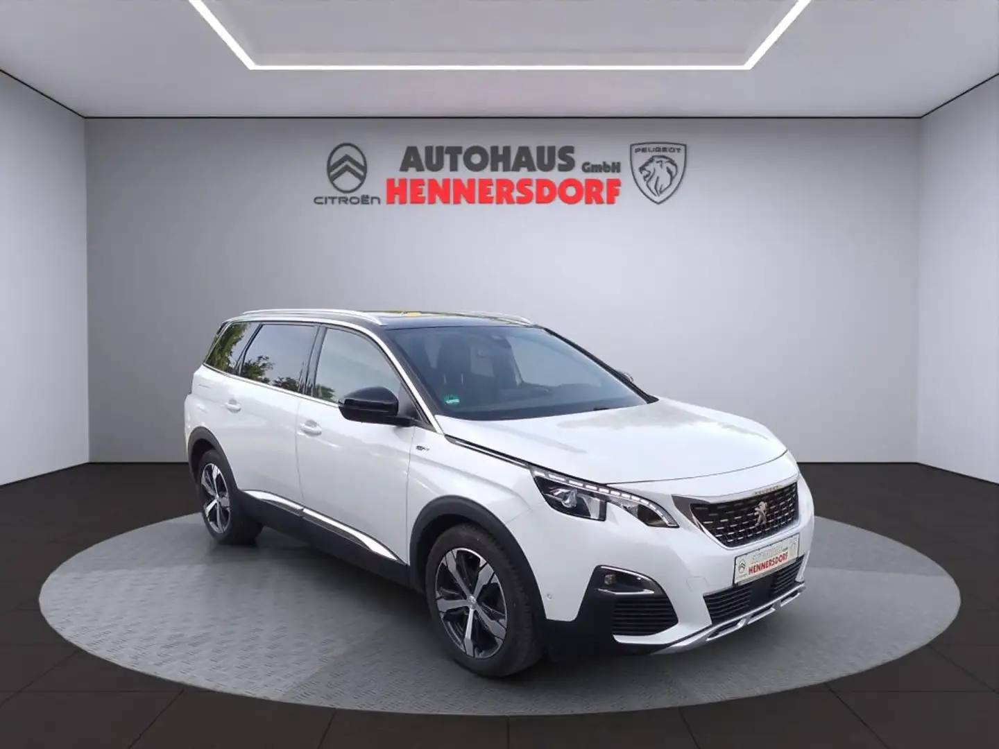 Peugeot 5008 BlueHDi 180 EAT8 GT Blanc - 2