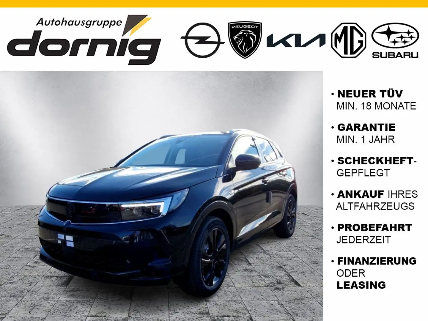 Opel Grandland X Grandland GS Navi, SHZ, ThermaTec *G* NP Noir - 1