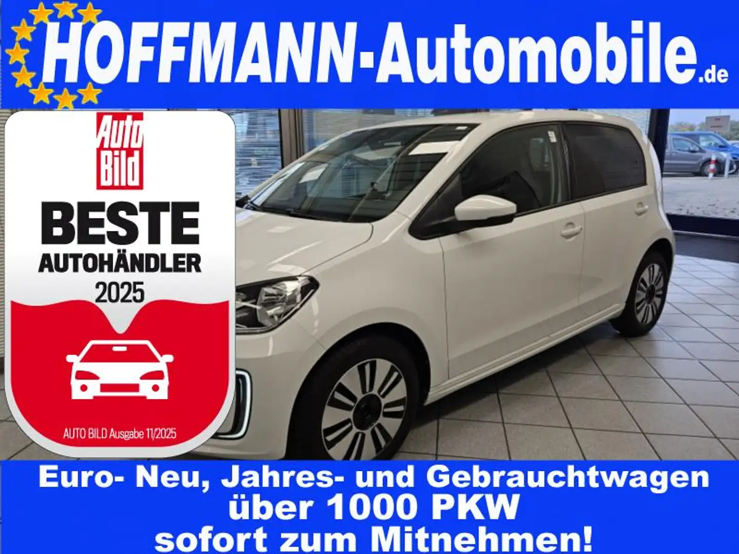 Volkswagen e-up! Kamera,Sitzheizung,Tempomat,Climatronic Weiß - 1