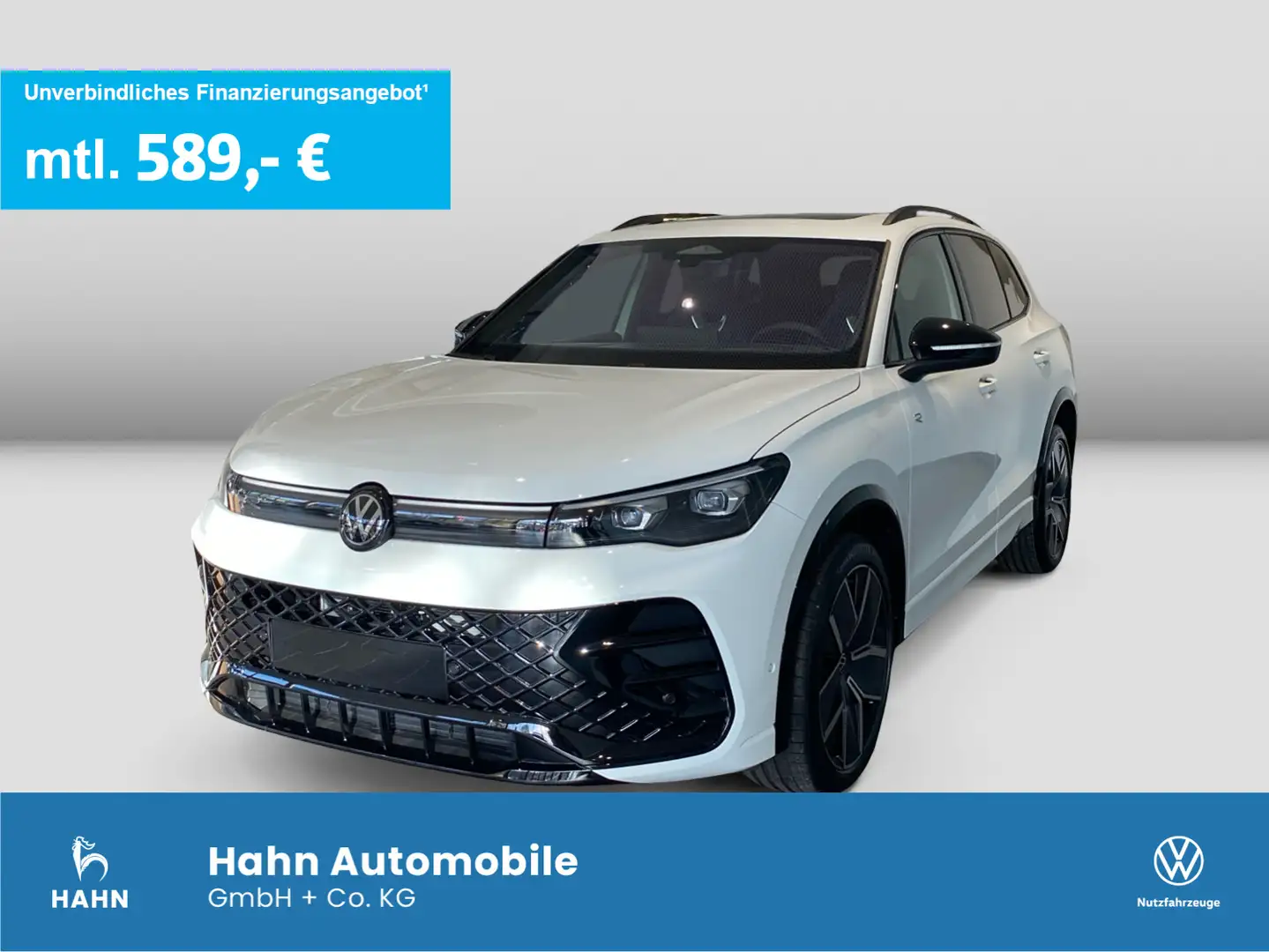 Volkswagen Tiguan R-Line 2,0TSI DSG 4MO 265PS AHK Navi Pano Weiß - 1