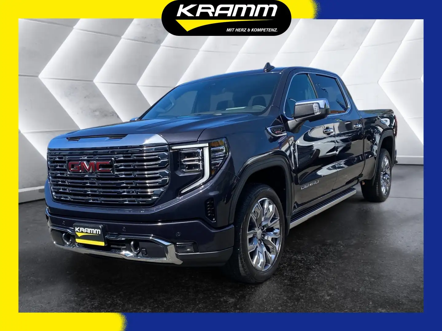 GMC Sierra 1500 DENALI CREW CAB 4WD 3.0 Duramax Diesel Gris - 1