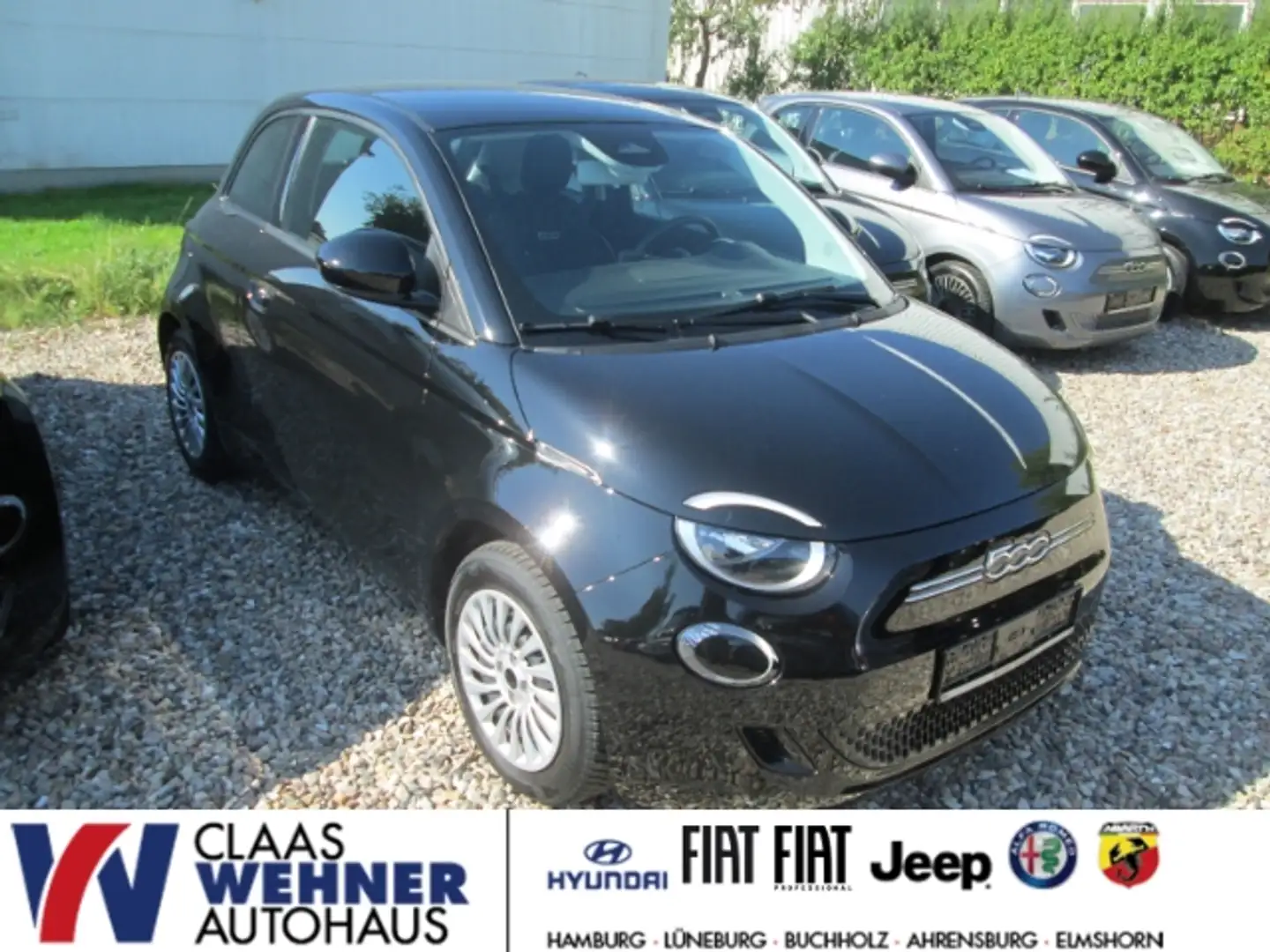 Fiat 500e e Action Schwarz - 1