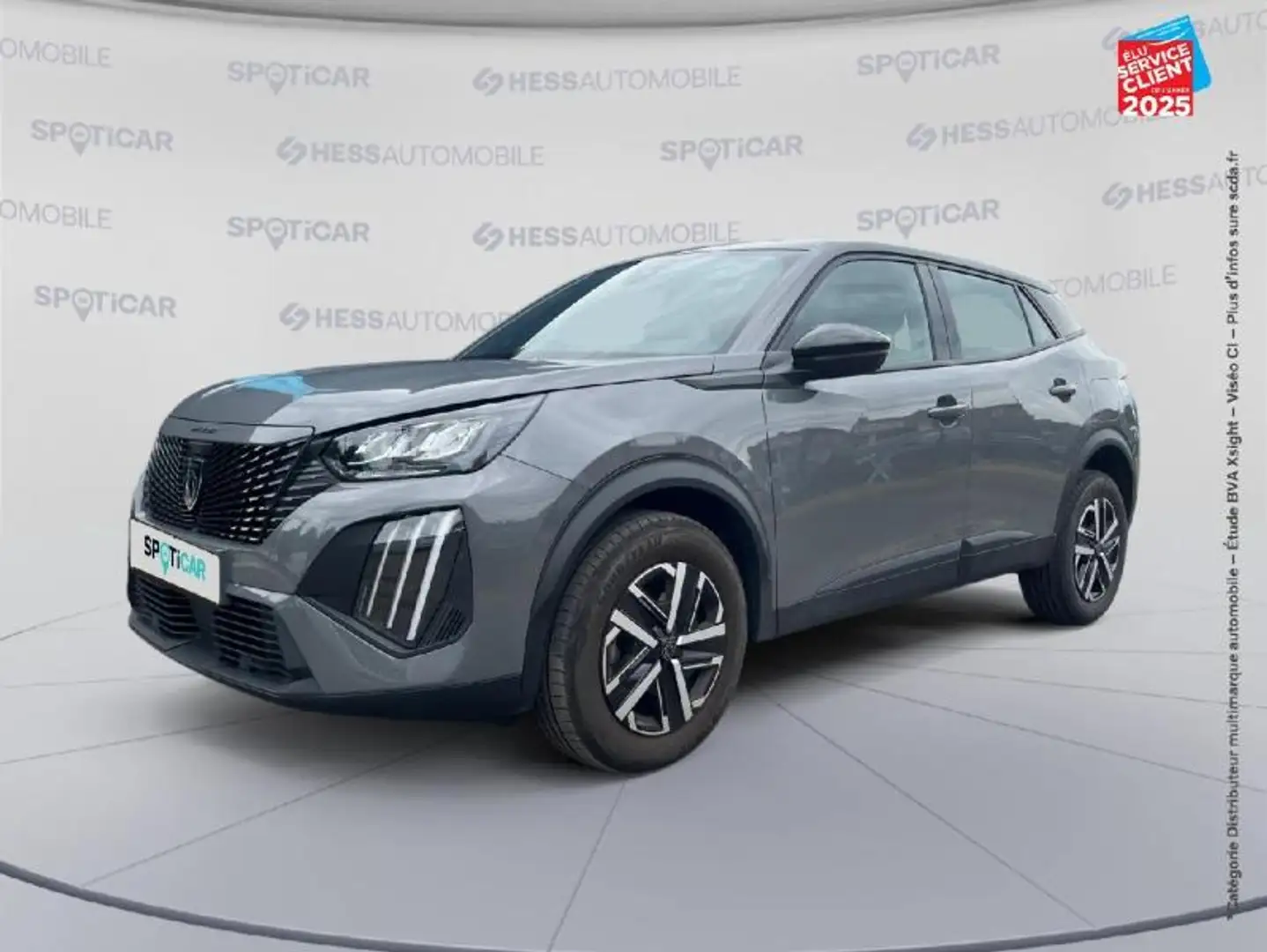 Peugeot 2008 1.2 PureTech 100ch S\u0026S Active Gris - 1