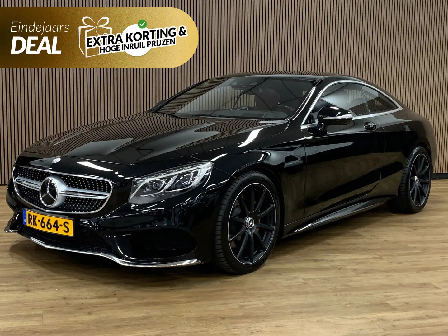 Mercedes-Benz S 500 Coupé 4Matic AMG|Panoramadak|Burmester|HeadUp Zwart - 1