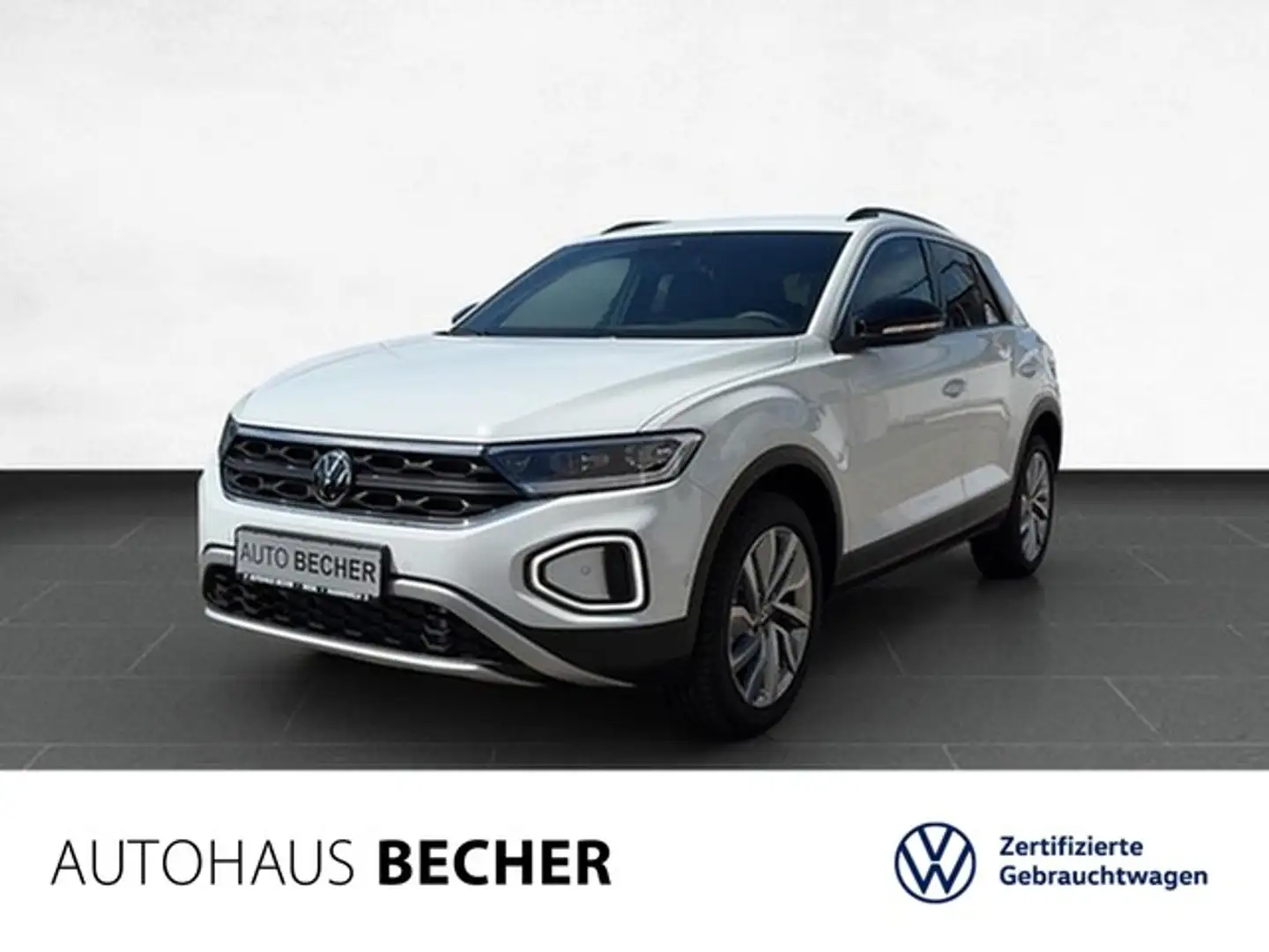 Volkswagen T-Roc Goal 2.0 TDI DSG /CarPlay/LED/SitzHz/ACC Weiß - 1