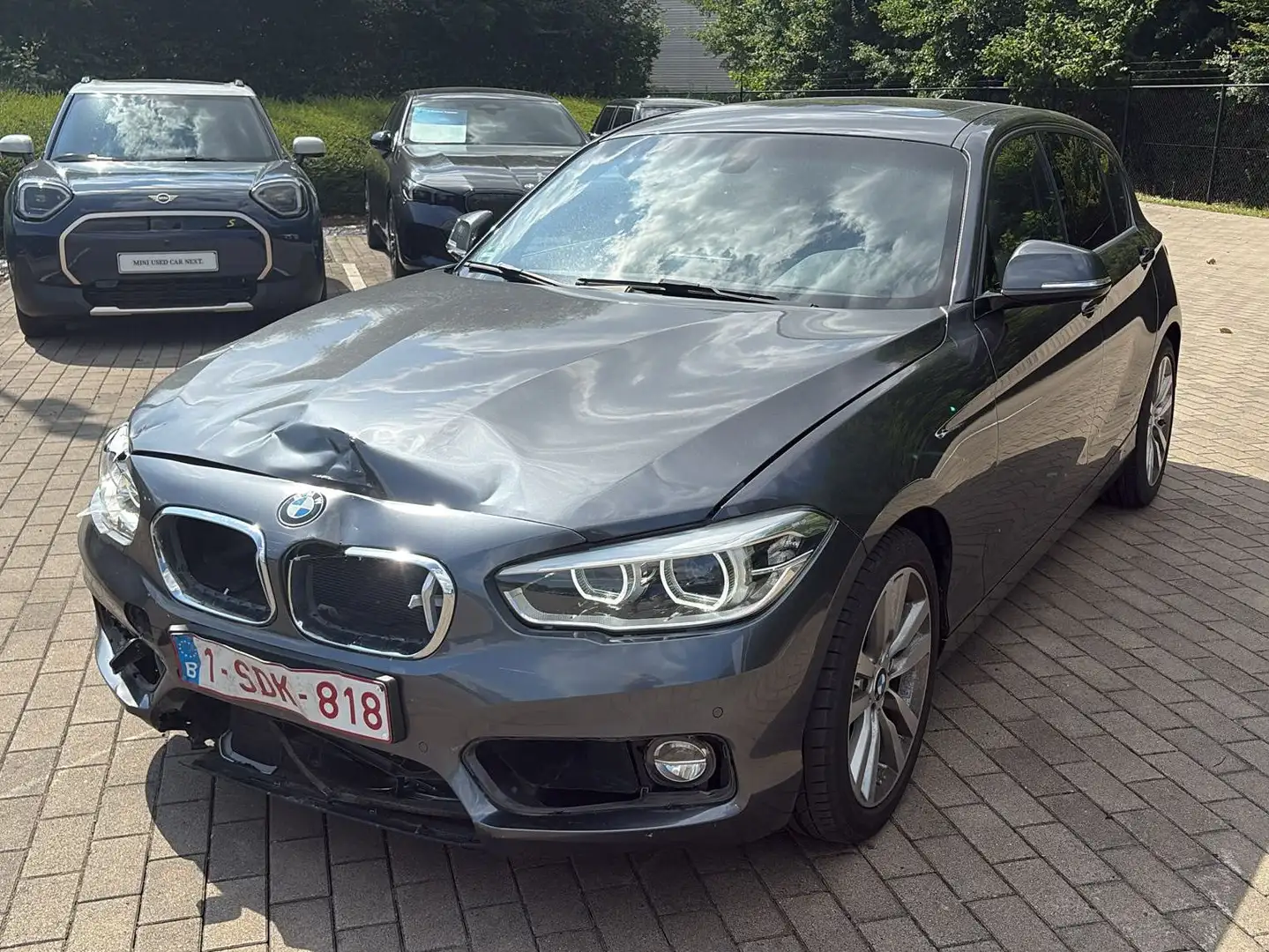 BMW 120 120i Sport Line Gris - 1