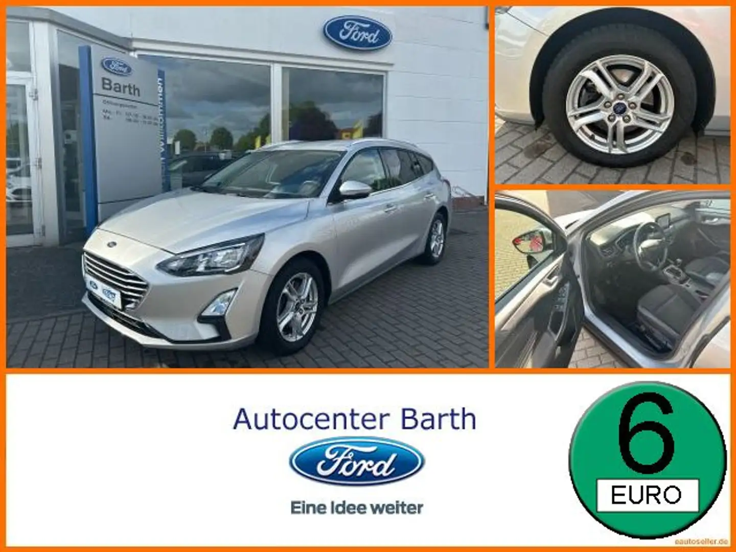 Ford Focus 1.5 EcoBlue Cool & Connect ACC AT-Motor neu Zilver - 1