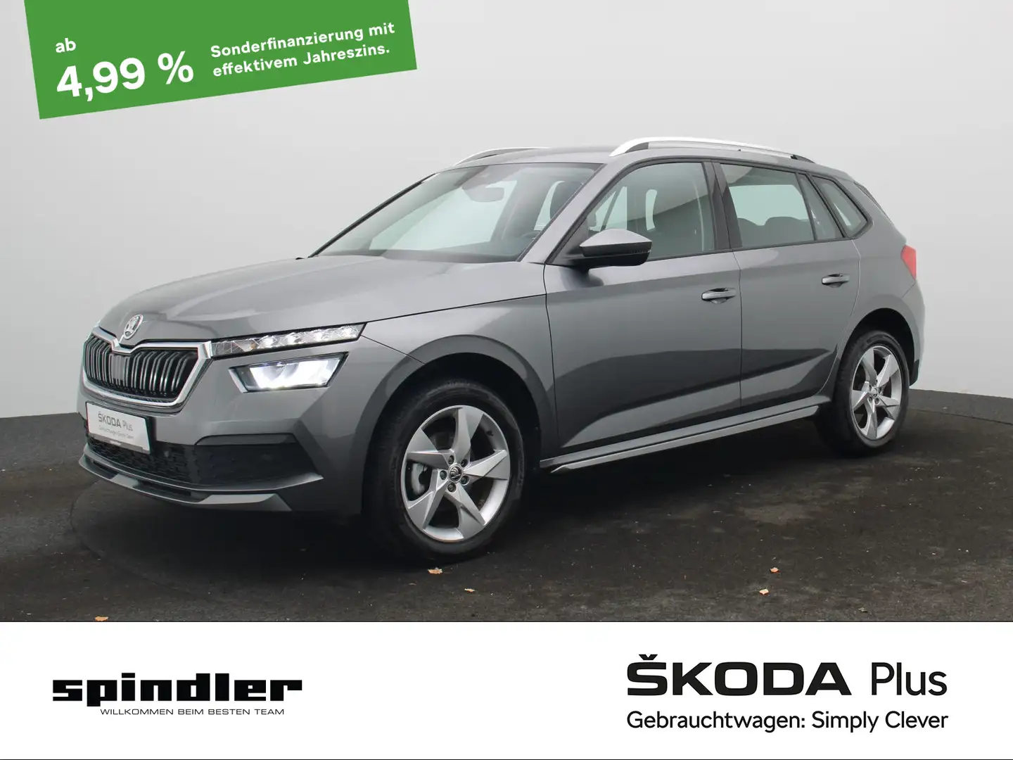 Skoda Kamiq Style 1.0 TSI / LED, Tempomat, Navi, SHZ Gris - 1