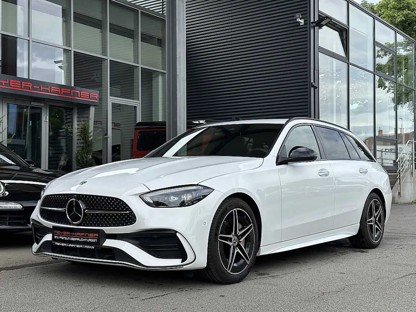 Mercedes-Benz C 200 d TAMG Line Aut. / AHK / Head Up / Distronic Weiß - 2