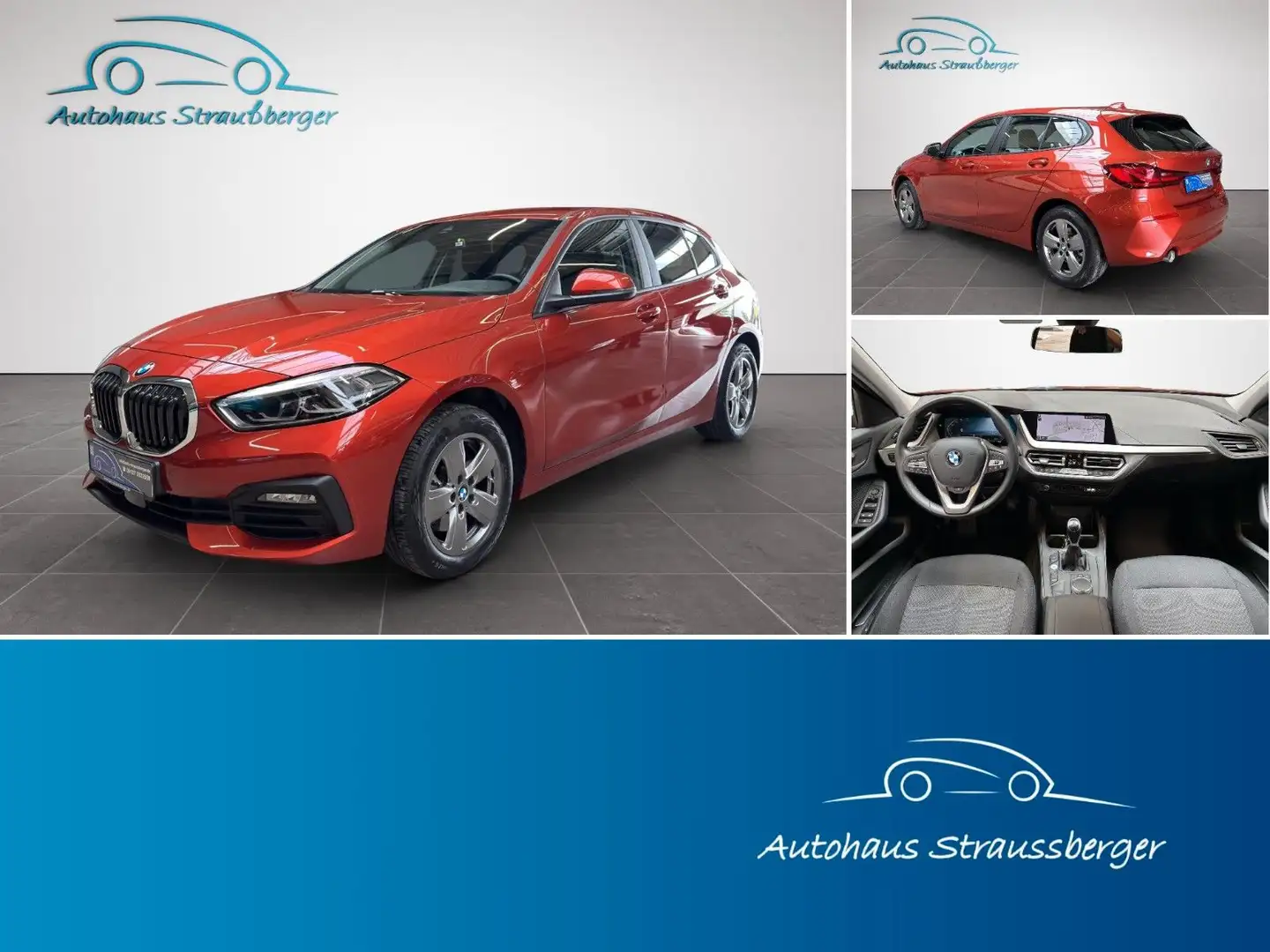 BMW 116 d Advantage Temp LrHz SHZ 2Z LED NP: 41.000€ Orange - 1