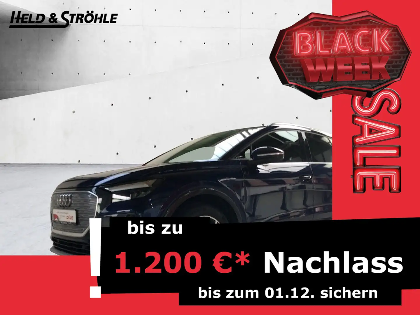 Audi Q4 e-tron Q4 40 e-tron ACC ADVANCED NAVI PANO SHZ VIRTUAL Blauw - 1