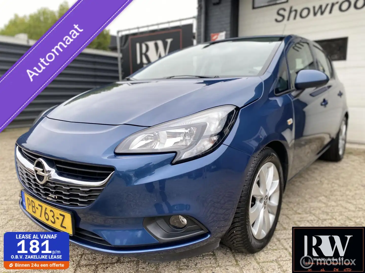 Opel Corsa 1.4 Online Edition *AUTOMAAT*NAVI*AIRCO*NAP* Blauw - 1