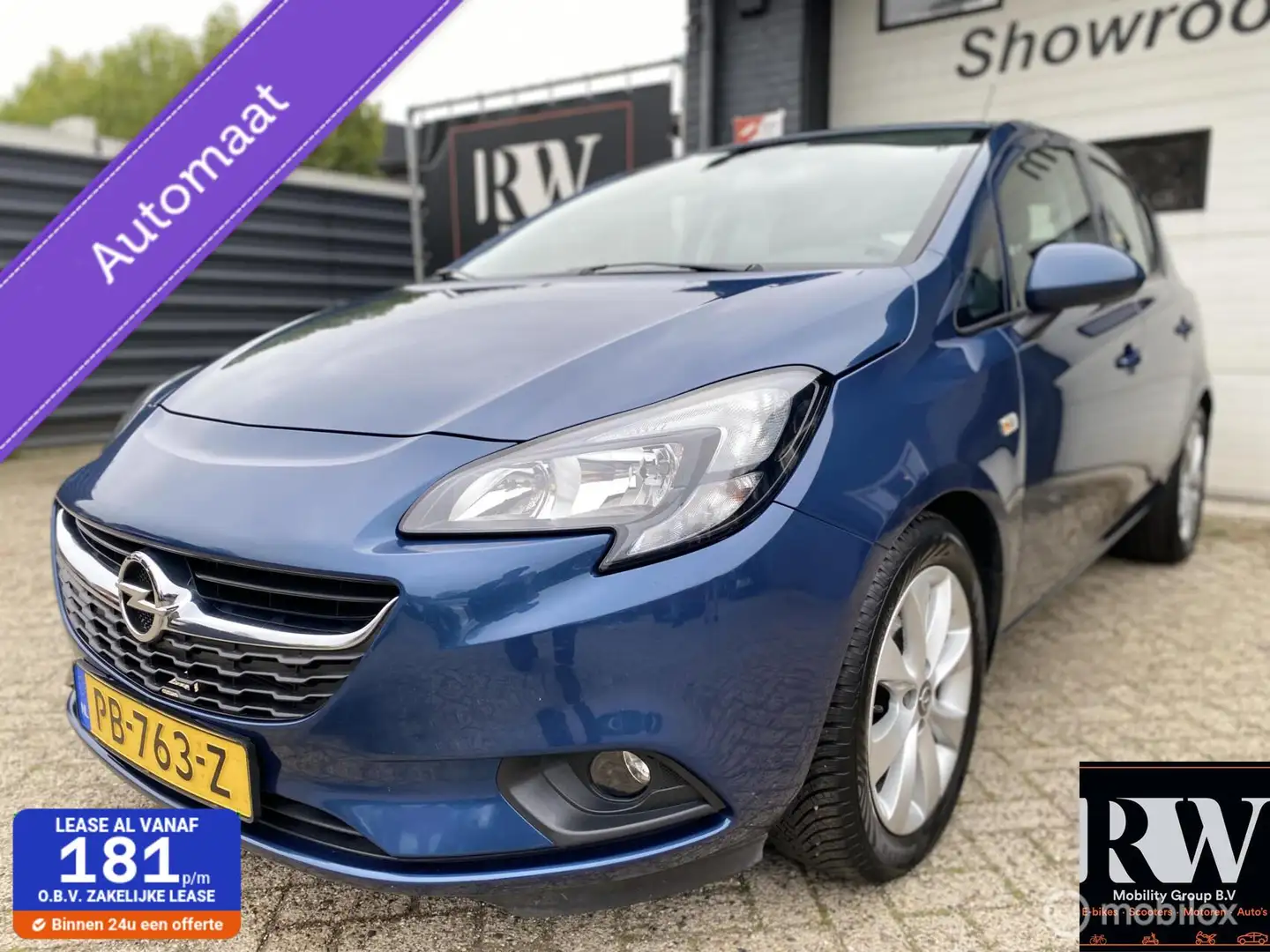 Opel Corsa 1.4 Online Edition *AUTOMAAT*NAVI*AIRCO*NAP* Bleu - 1