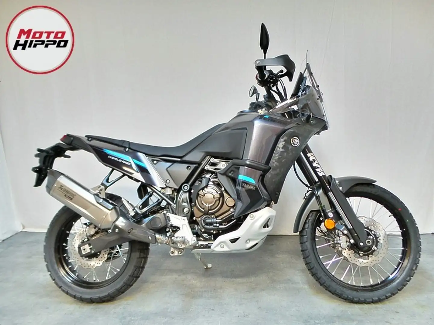 Yamaha Ténéré 700 WORLD RAID x Akrapovic x Black Anodized KYB Grau - 1