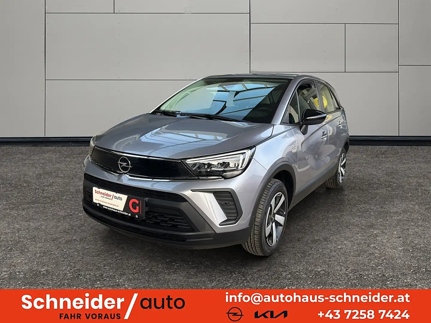 Opel Crossland 1,2 Turbo Edition Aut. Grau - 1