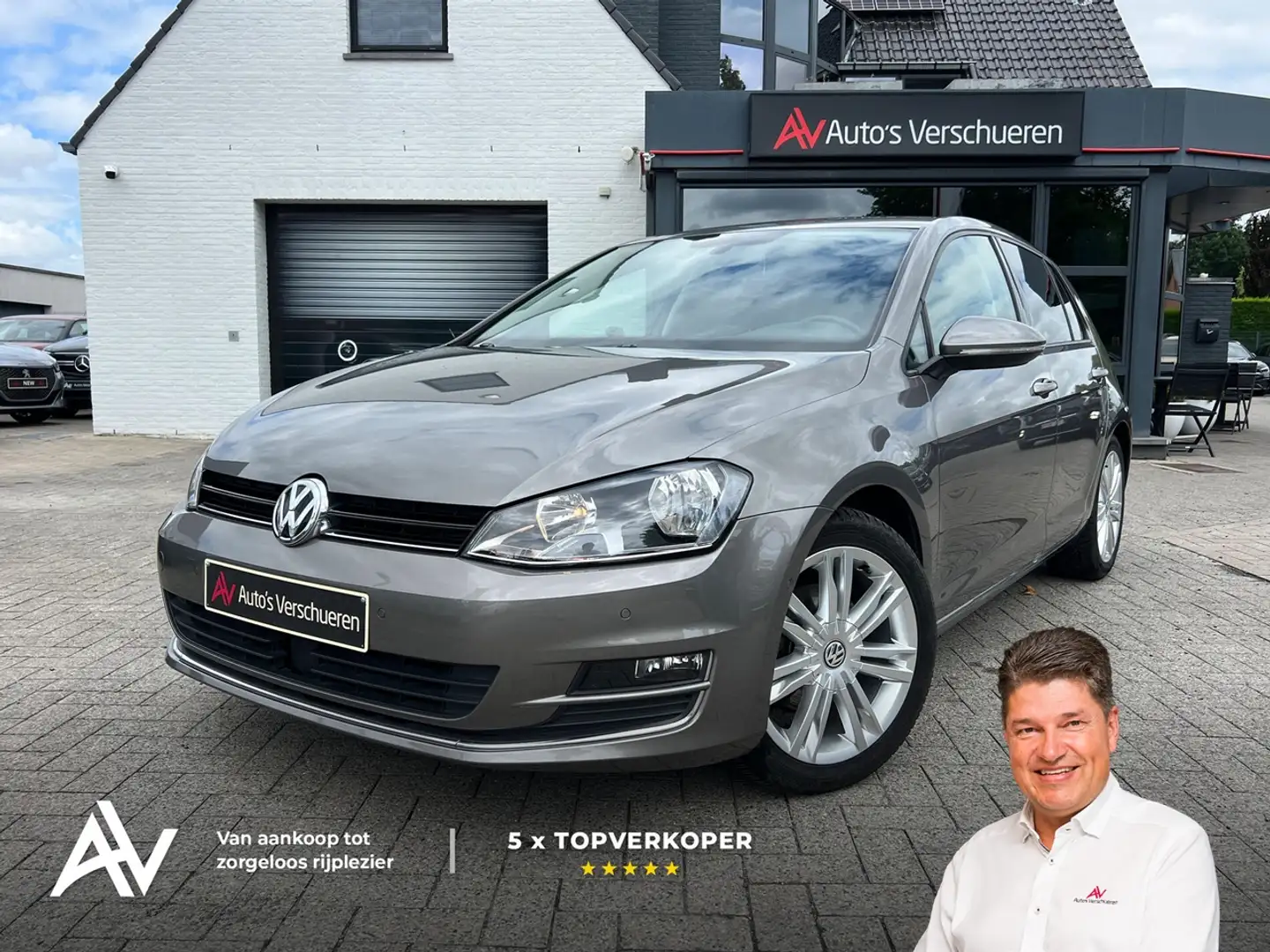 Volkswagen Golf 1.4 TSI Highline ** ACC | Navi | Park Assist Grijs - 1