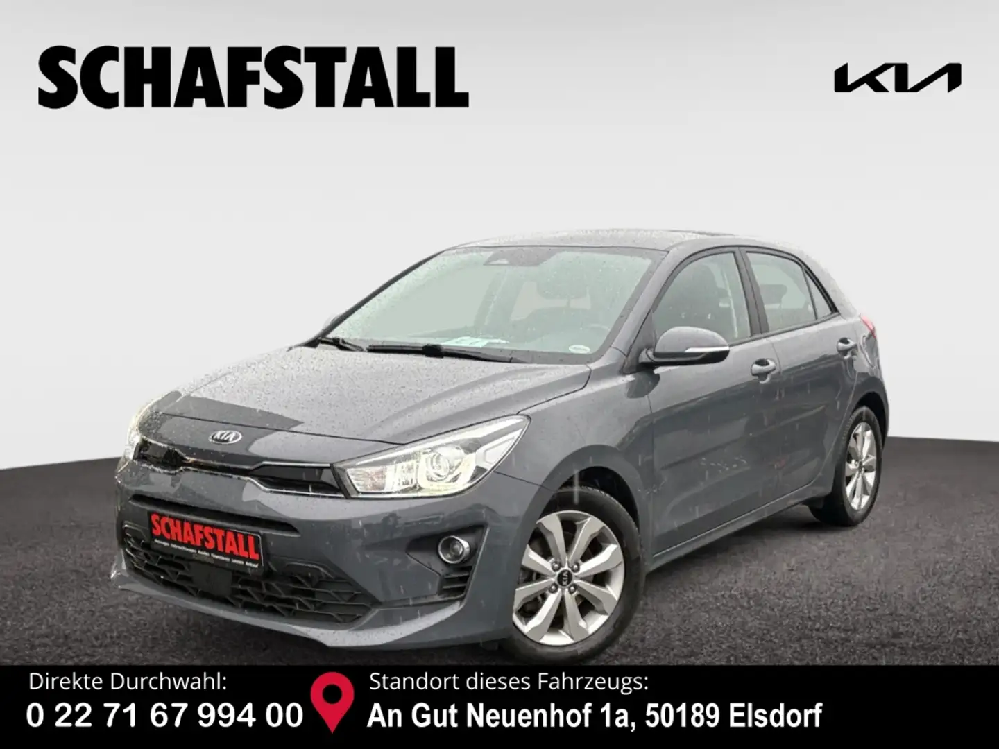 Kia Rio 1.0 T-GDI Vision LED Navi Klimaautom SHZ LenkradHZ Gris - 1