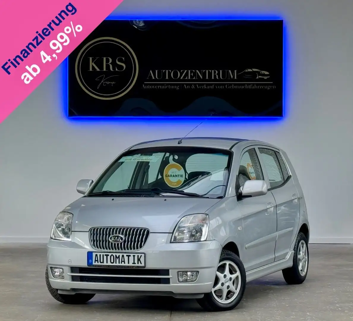 Kia Picanto 1.1 EX Automatik*GARANTIE*KLIMA*AHK*5TÜR Plateado - 1