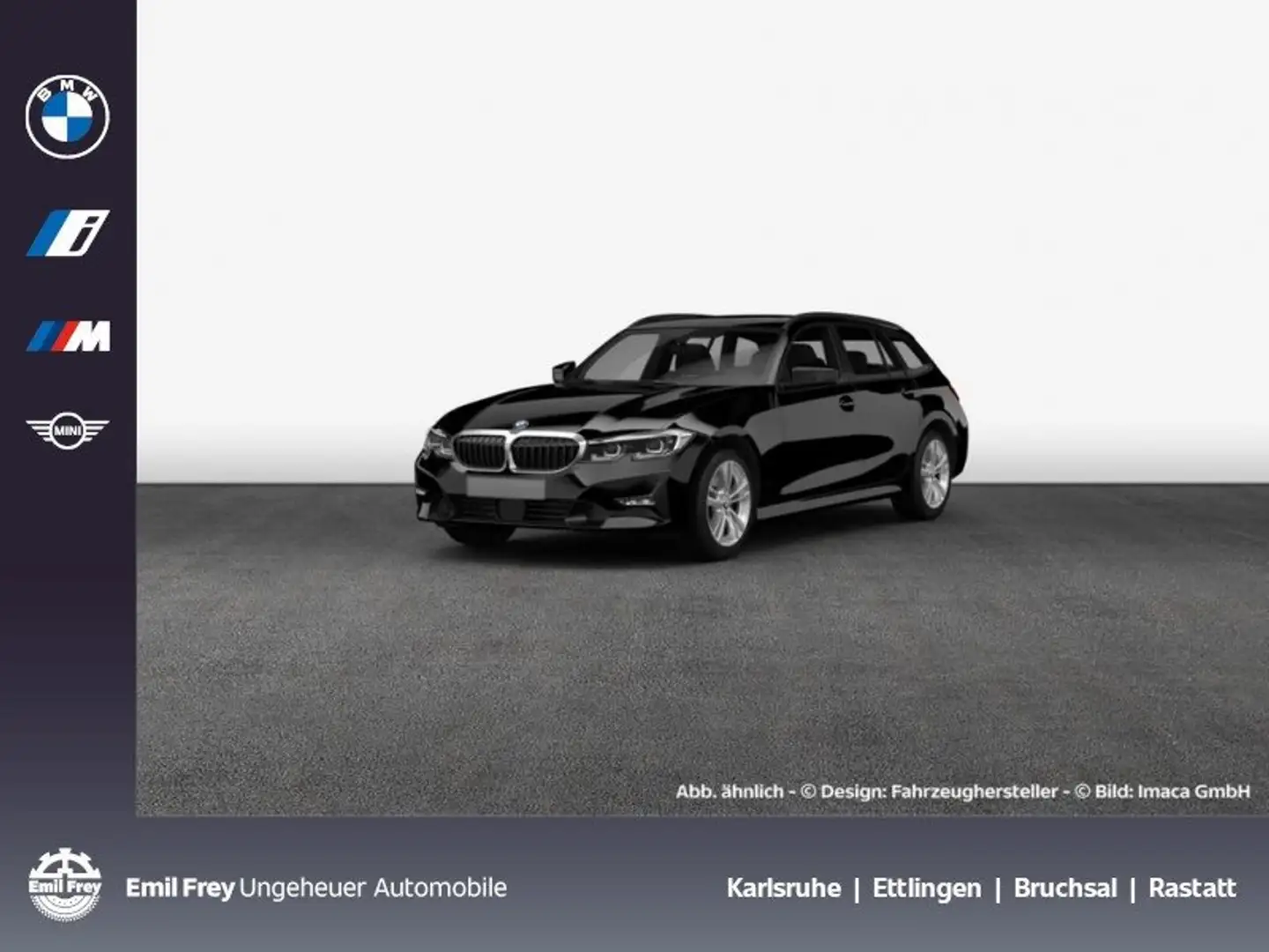 BMW 320 d   Sport Line DAB LED Komfortzg. Klimaaut. Black - 1