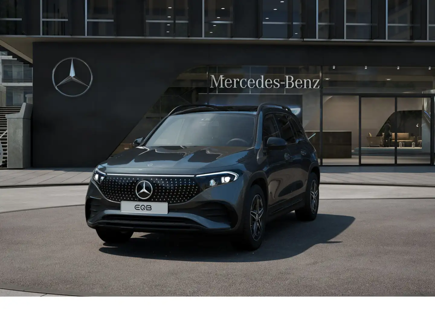 Mercedes-Benz EQB 300 4M AMG Line Panorama Totwinkel 360° AHK Gris - 1