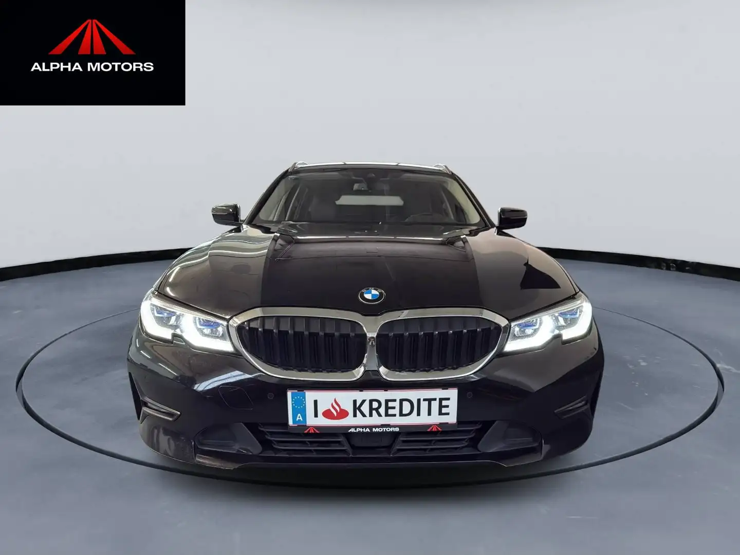 BMW 318 BMW 318d Touring Advantage Steptronic – Erstbesitz – MwSt. ausweisbar Schwarz - 1