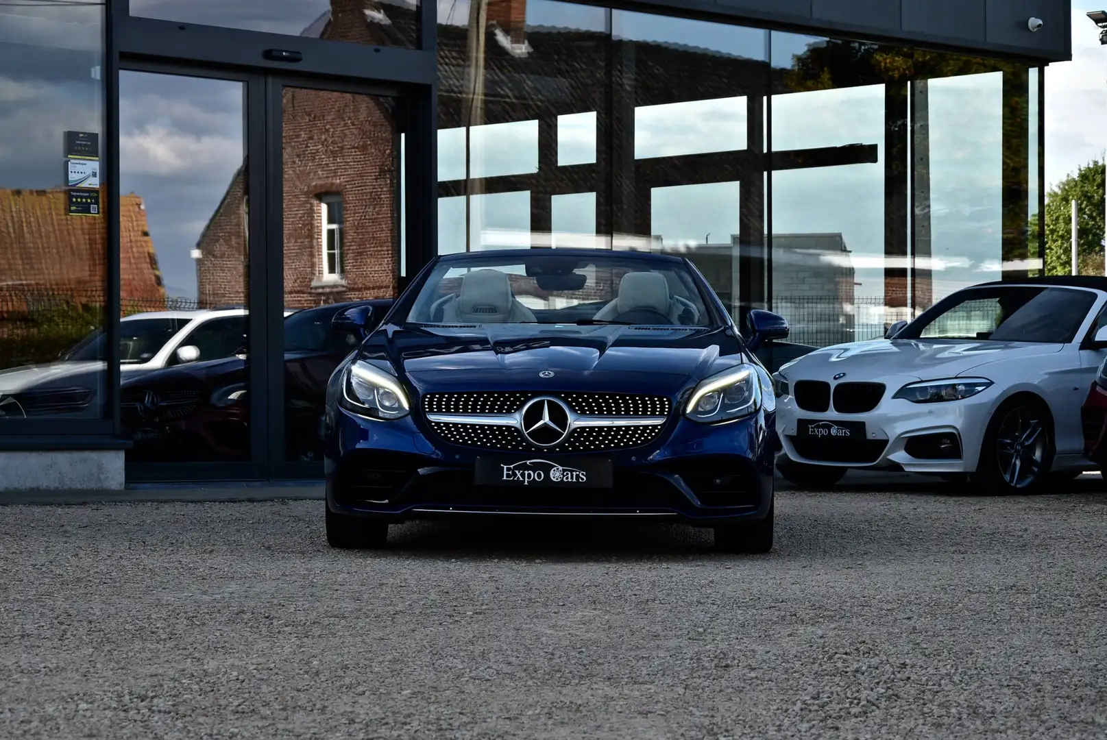 Mercedes-Benz SLC 180 SLC 180 AMG PAKKET*CAMERA*AIR CRAFT*XENON*LEDER*CRUISE*PDC*1°HAND* Blau - 2