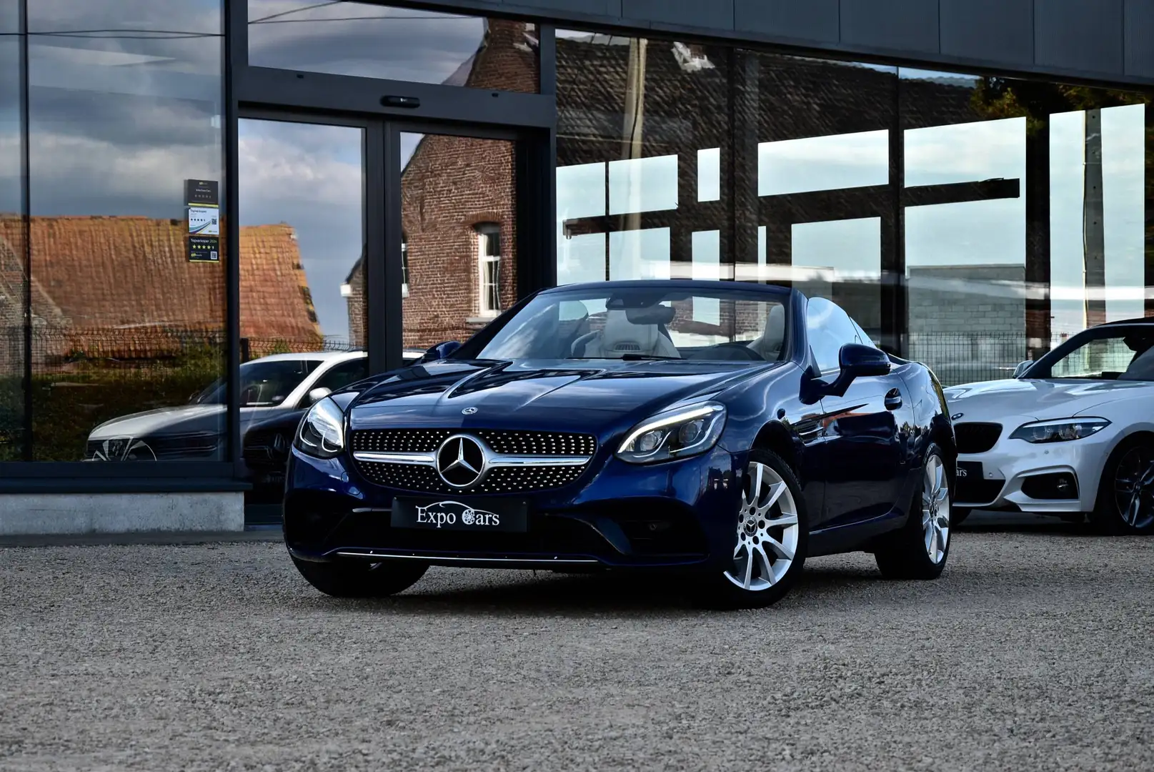 Mercedes-Benz SLC 180 SLC 180 AMG PAKKET*CAMERA*AIR CRAFT*XENON*LEDER*CRUISE*PDC*1°HAND* Blau - 1
